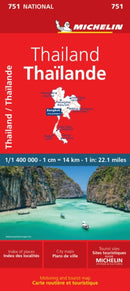 Thailand - Michelin National Map 751