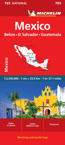 Mexico - Michelin National Map 765