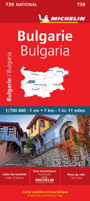 Bulgaria - Michelin National Map 739