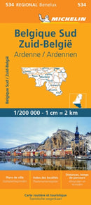 Michelin Map Belgium
