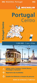 Portugal Centro - Michelin Regional Map 592