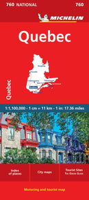 Quebec - Michelin National Map 760