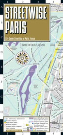 Streetwise Paris Map - Laminated City Center Street Map of Paris, France