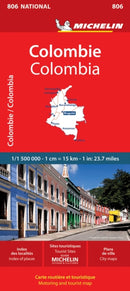 Colombia - Michelin National Map 806