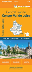 Michelin Regional France Central France Map