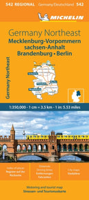 Germany Northeast - Michelin Regional Map 542