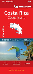 Costa Rica - National Map 804