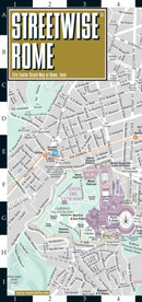 Streetwise Rome Map - Laminated City Center Street Map of Rome, Italy