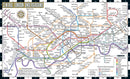 Streetwise London Underground Map - Laminated Map of the London Underground, England