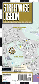 Streetwise Lisbon Map