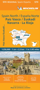 Pais Vasco Navarra Euskadi La Rioja - Michelin Regional Map 573