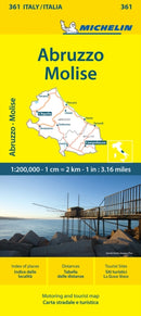 Abruzzo & Molise - Michelin Local Map 361-9782067268012