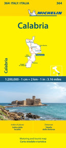 Calabria - Michelin Local Map 364-9782067268098