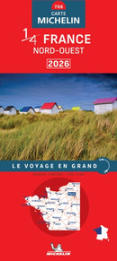 Northwestern France 2026 - Michelin National Map 706