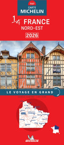 Northeastern France 2026 - Michelin National Map 707