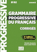 Grammaire progressive du francais - Niveau avance (B1/B2) - Corriges-9782090381986