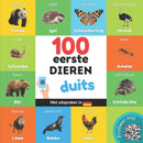 100 eerste dieren in het duits : Tweetalig fotoboek for kinderen: nederlands / duits met uitspraken-9782384123391