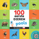 100 eerste dieren in het pools : Tweetalig fotoboek for kinderen: nederlands / pools met uitspraken-9782384123476