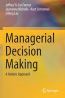 Managerial Decision Making : A Holistic Approach-9783030280666