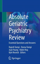 Absolute Geriatric Psychiatry Review : Essential Questions and Answers-9783030586621