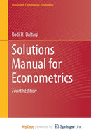 Solutions Manual for Econometrics
