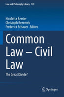Common Law - Civil Law : The Great Divide?-9783030877200
