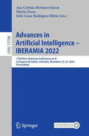 Advances in Artificial Intelligence - IBERAMIA 2022 : 17th Ibero-American Conference on AI, Cartagena de Indias, Colombia, November 23-25, 2022, Proceedings-9783031224188