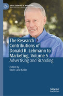 The Research Contributions of Donald R. Lehmann to Marketing