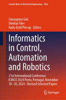 Informatics in Control, Automation and Robotics