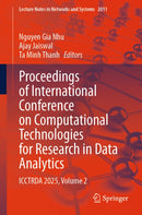 Proceedings of International Conference on Computational Technologies for Research in Data Analytics