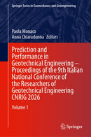 Prediction and Performance in Geotechnical Engineering – Proceedings of the 9th Italian National Conference of the Researchers of Geotechnical Engineering CNRIG 2026
