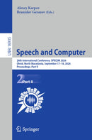 Speech and Computer