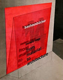 From Material to Architecture : Bauhausbucher 14-9783037786673