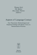 Aspects of Language Contact