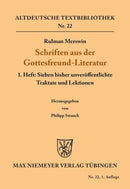 Schriften aus der Gottesfreund-Literatur