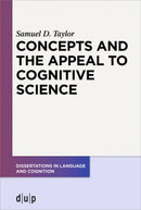 Concepts and the Appeal to Cognitive Science-9783110708035