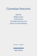 Ciceronian Invectives : Emotions, Configurations, and Reactions-9783161610356