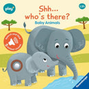 Ravensburger Play+ Infant & Toddler - Shh, Who's there? Baby Animals My First Seek and Find Sound Book