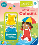 Ravensburger Play+ Infant & Toddler - My First Magnetic Book - Match and Learn Colours