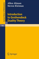 Introduction to Grothendieck Duality Theory-9783540049357