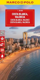 Costa Blanca Marco Polo Map : Including Valencia-9783575018809