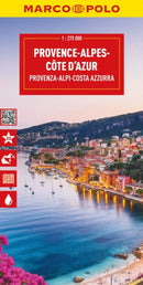 Provence, Alps, Cote d''Azur Marco Polo Map