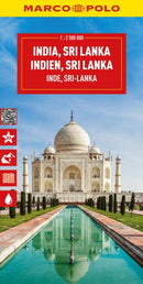 India, Sri Lanka, Nepal, Bangladesh Marco Polo Map-9783575020673
