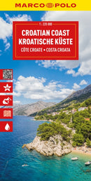 Croatia Coast Marco Polo Map-9783575022295
