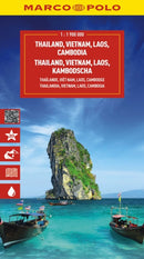 Thailand, Vietnam, Laos, Cambodia Marco Polo Map-9783575023407