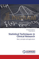 Statistical Techniques in Clinical Research-9783659221651
