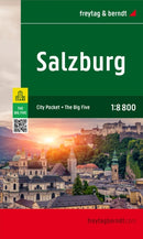 Salzburg, City Plan 1:8,800, freytag & berndt