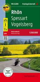 Rhon Mountains - Spessart - Vogelsberg 1:200 000
