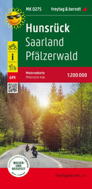 Hunsruck - Saarland - Pfalzerwald, MotorCycle map 1:200 000