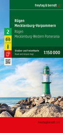 Rugen Island - Mecklenburg-Vorpommern, Road map 1:150.000